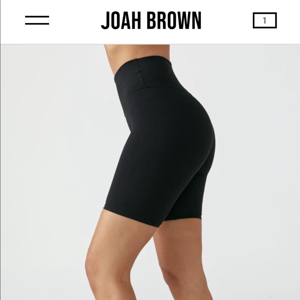 Joah brown biker short sueded onyx XS